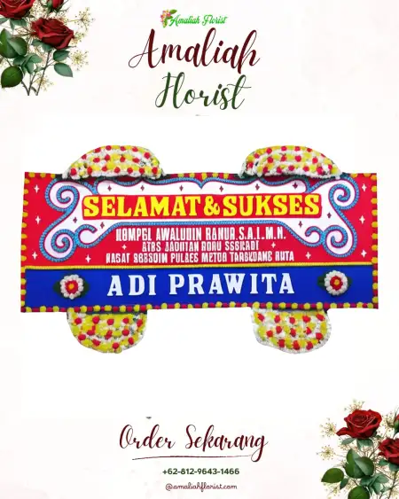 Papan Bunga Ucapan Selamat Cilodong